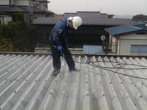 9.26屋根高圧洗浄