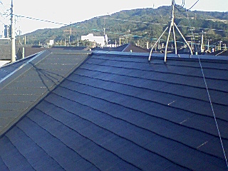 10.15屋根上塗り後 10.15屋根上塗り後