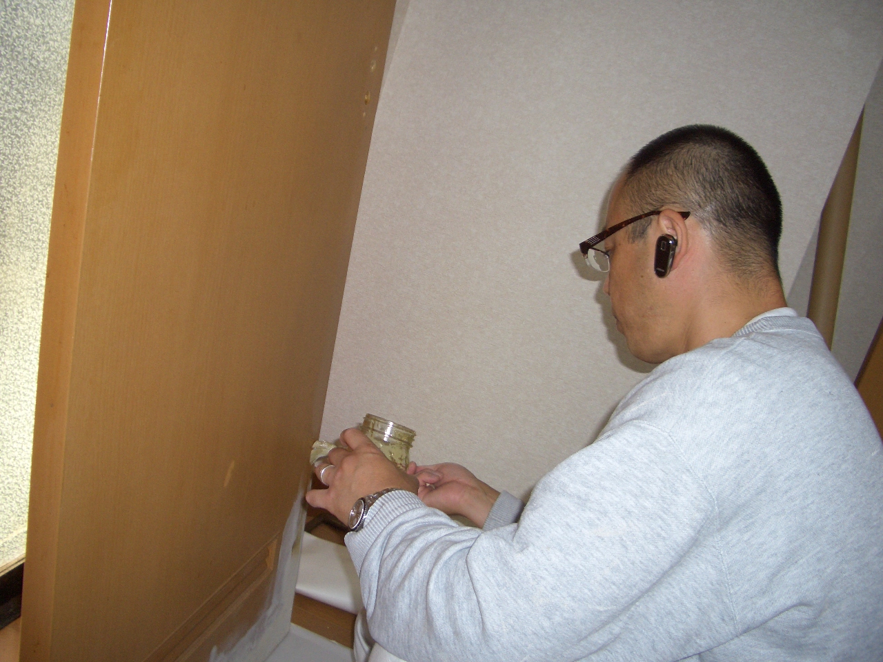 10.22クロス貼替工事中