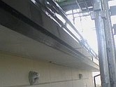 破風雨樋上塗り施工後2 破風雨樋上塗り施工後2