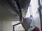 破風雨樋下塗り4 破風雨樋下塗り4