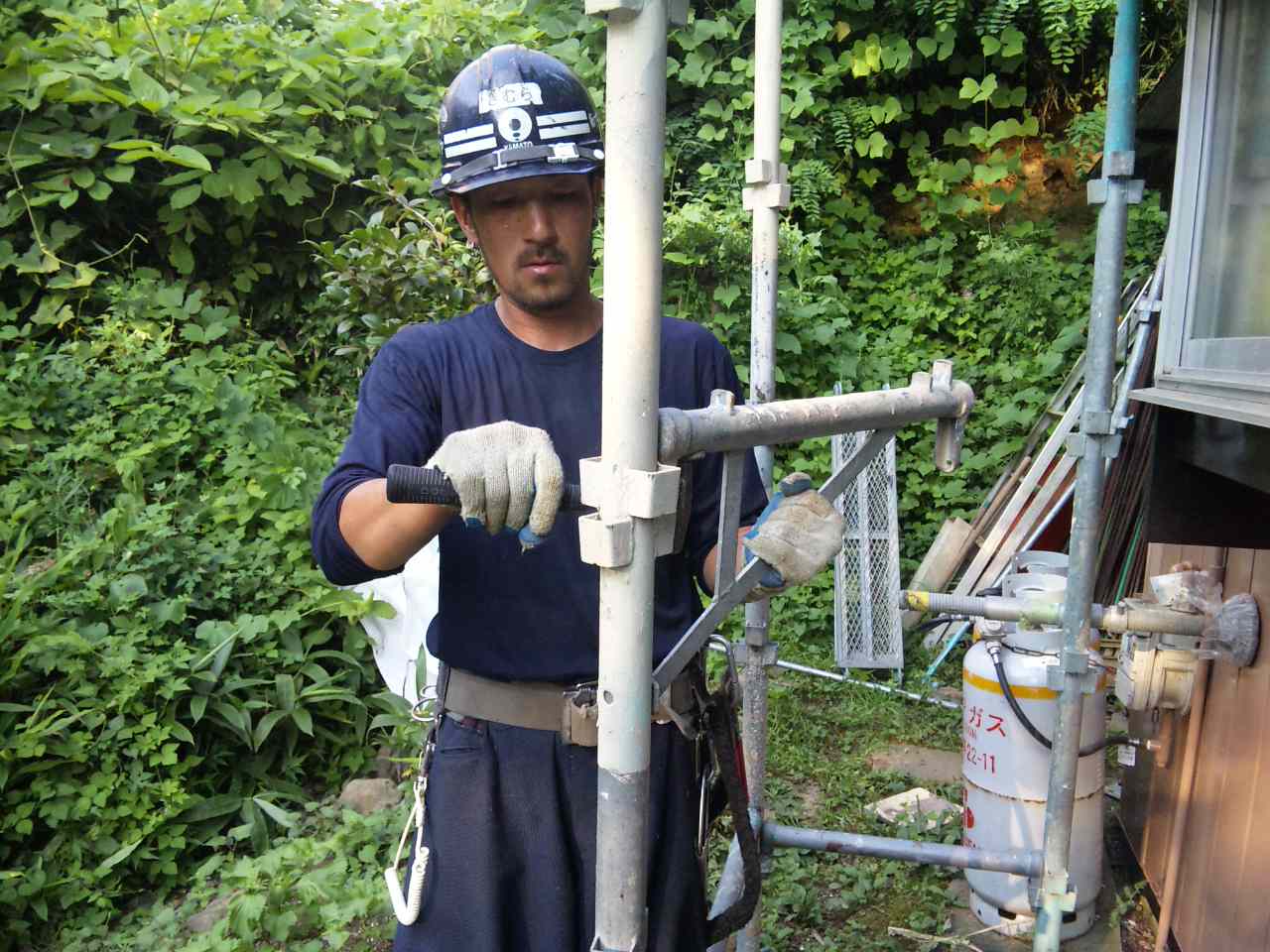 7.24足場解体2