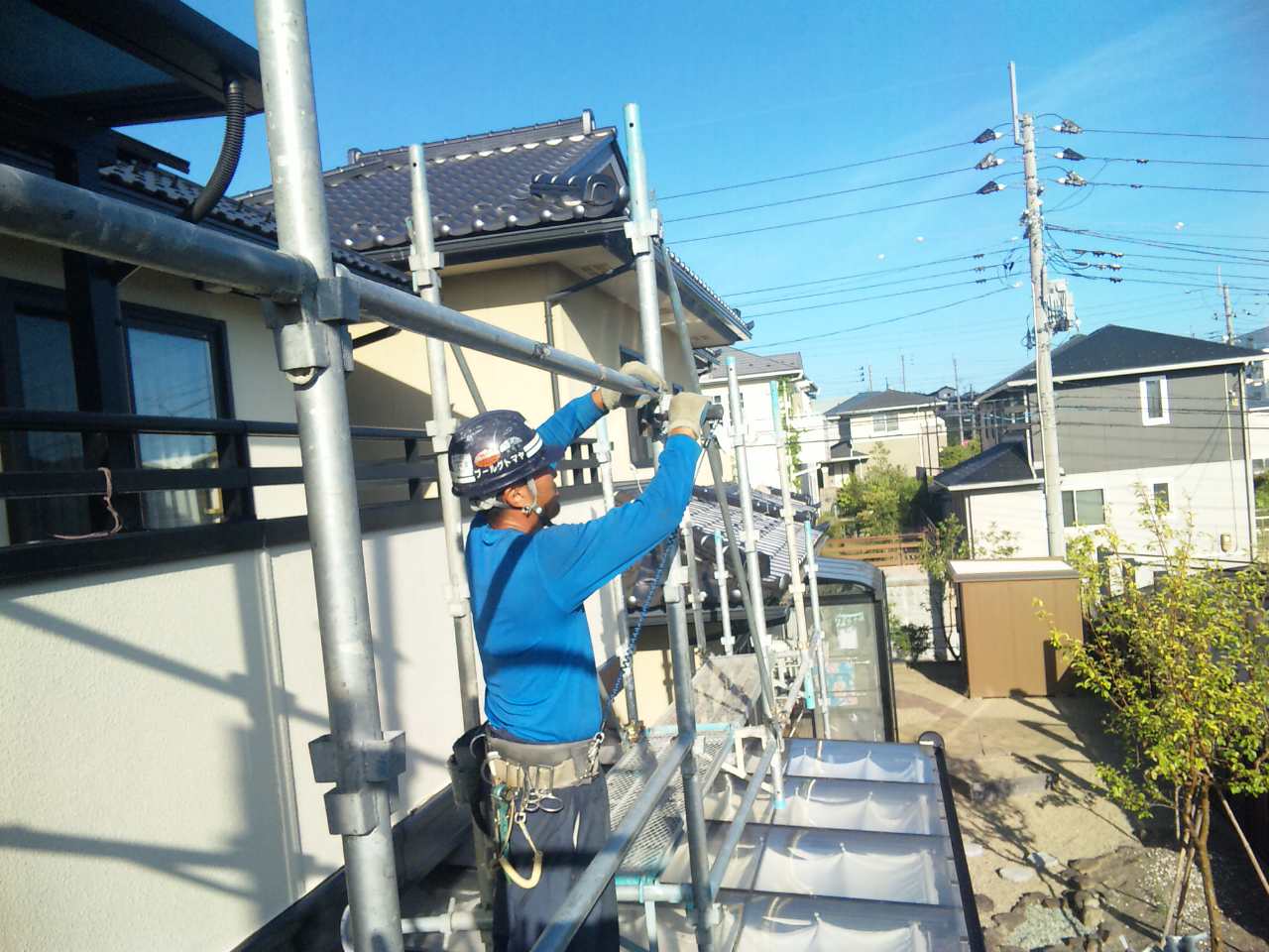 9.4足場解体2