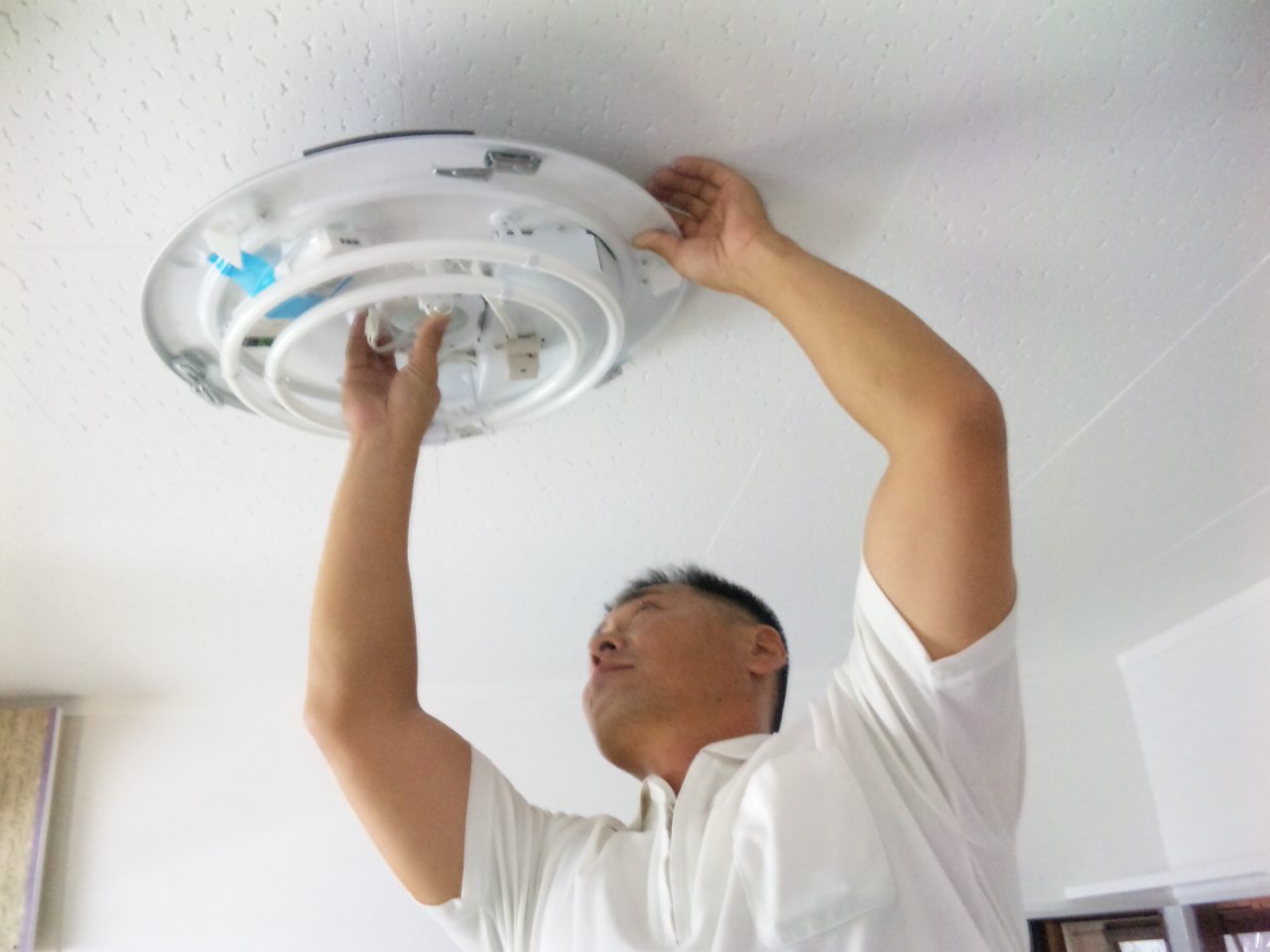 9.7照明取り付け